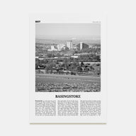 Basingstoke Travel B&W Poster