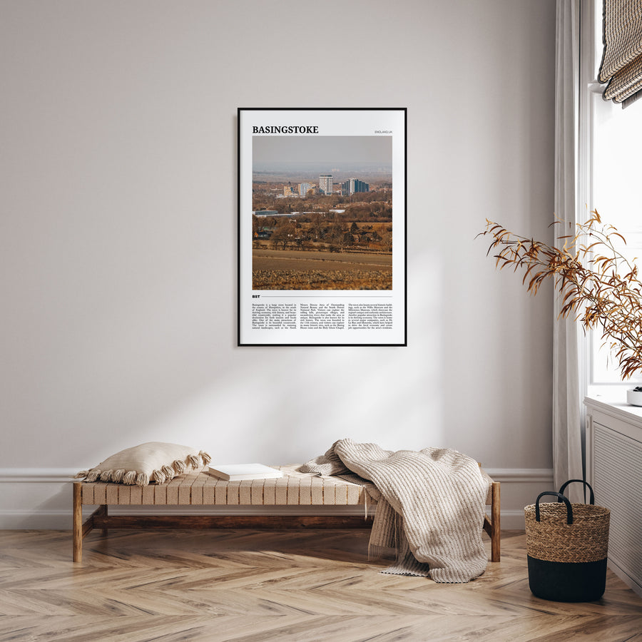 Basingstoke Travel Color Poster