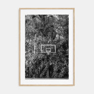 Basketball Court Photo B&W No 2 Poster
