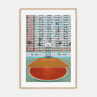 Basketball Court Photo Color No 1 Poster