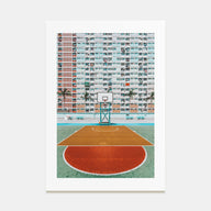 Basketball Court Photo Color No 1 Poster