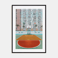 Basketball Court Photo Color No 1 Poster