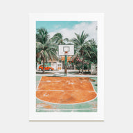 Basketball Court Photo Color No 3 Poster