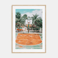 Basketball Court Photo Color No 3 Poster