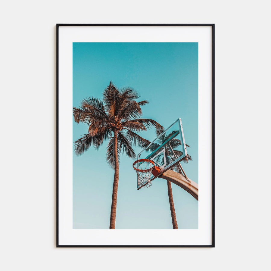 Basketball Court Photo Color No 4 Poster