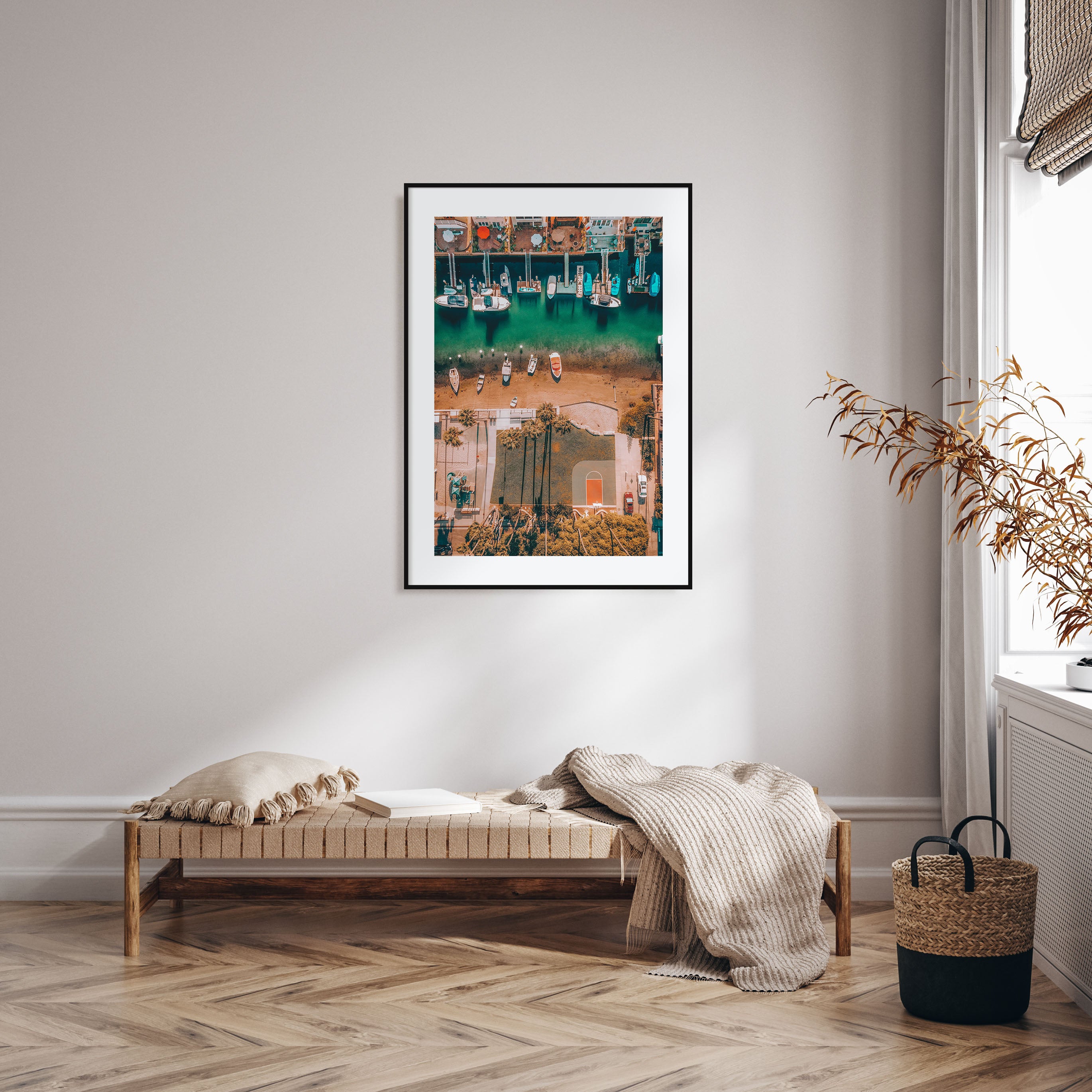 Basketball Court Photo Color No 5 Poster