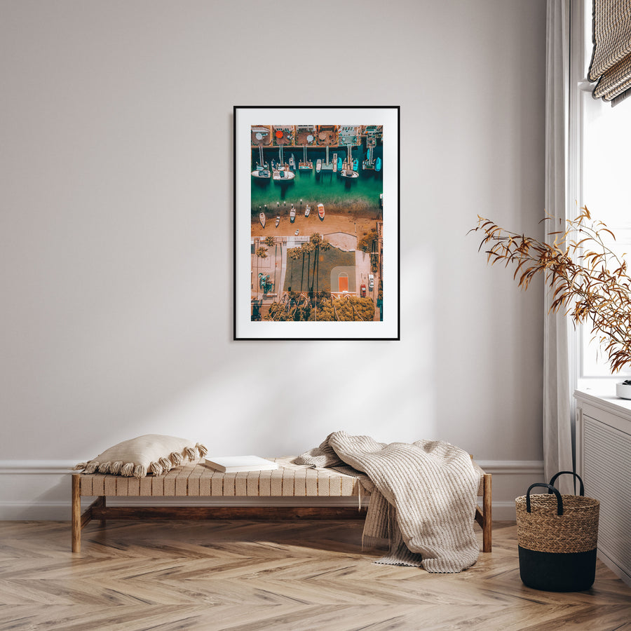 Basketball Court Photo Color No 5 Poster