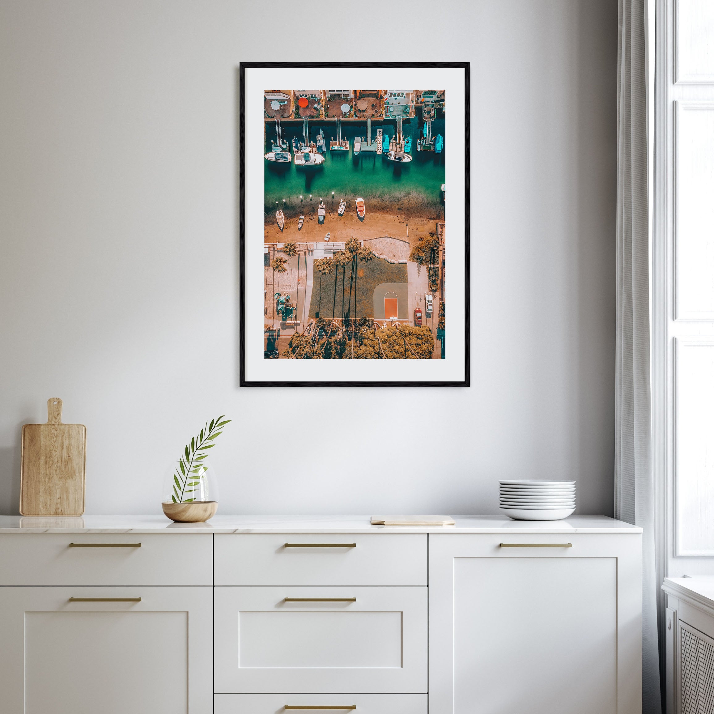 Basketball Court Photo Color No 5 Poster