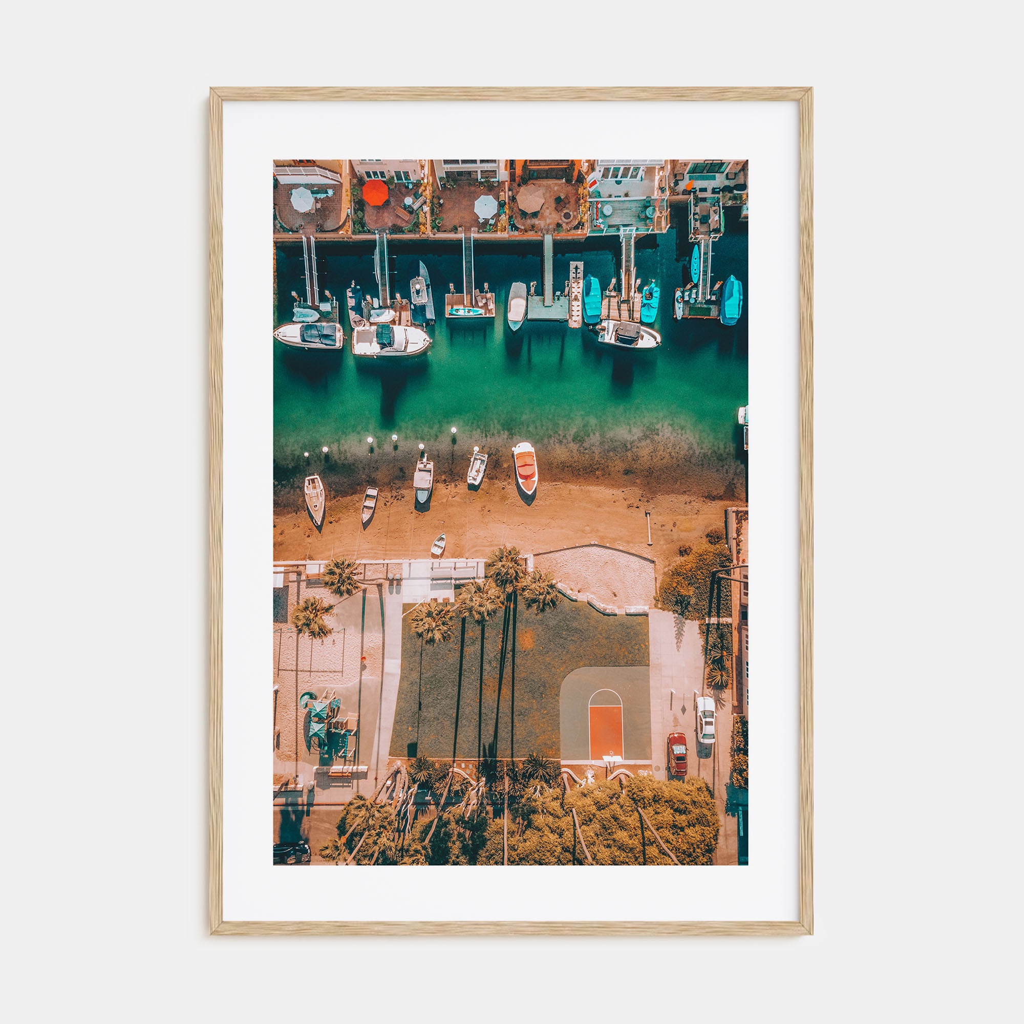 Basketball Court Photo Color No 5 Poster