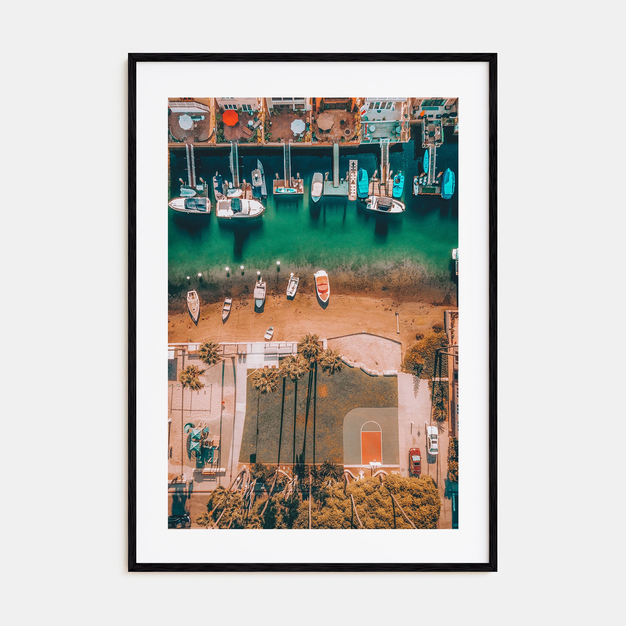 Basketball Court Photo Color No 5 Poster