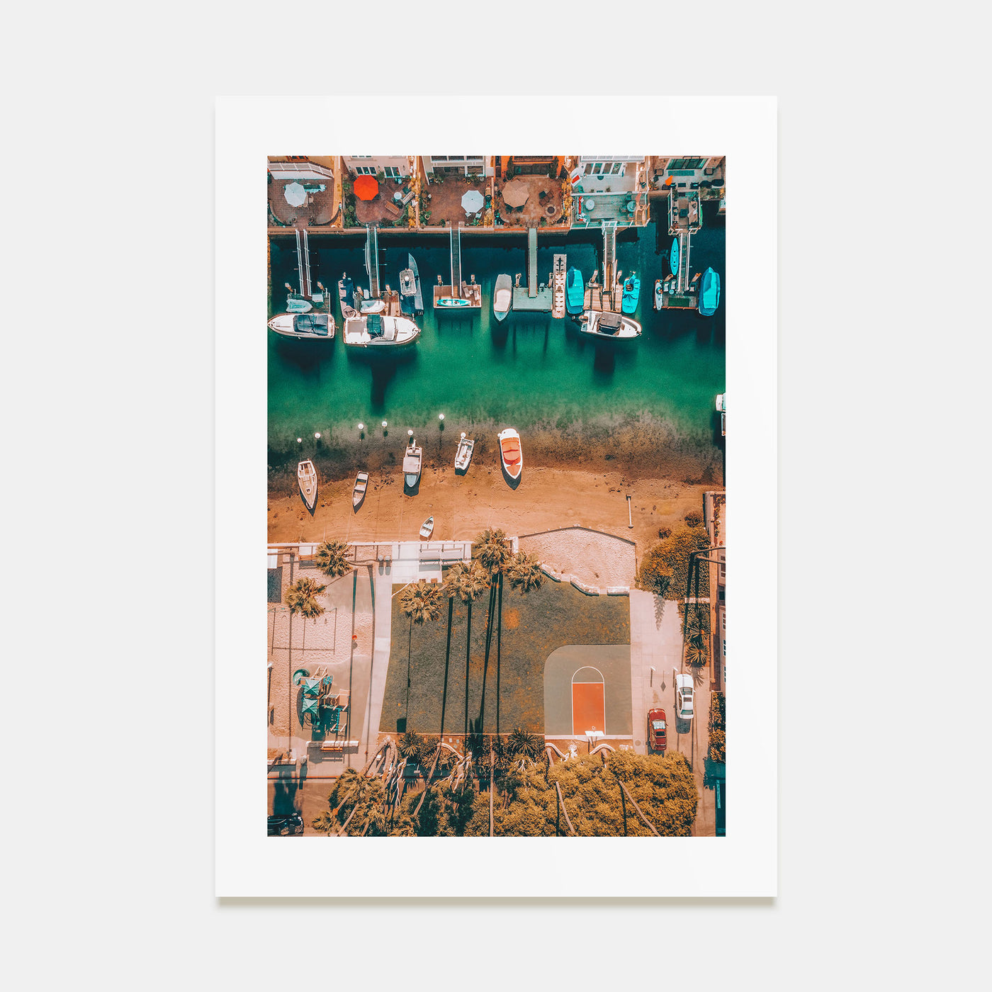 Basketball Court Photo Color No 5 Poster