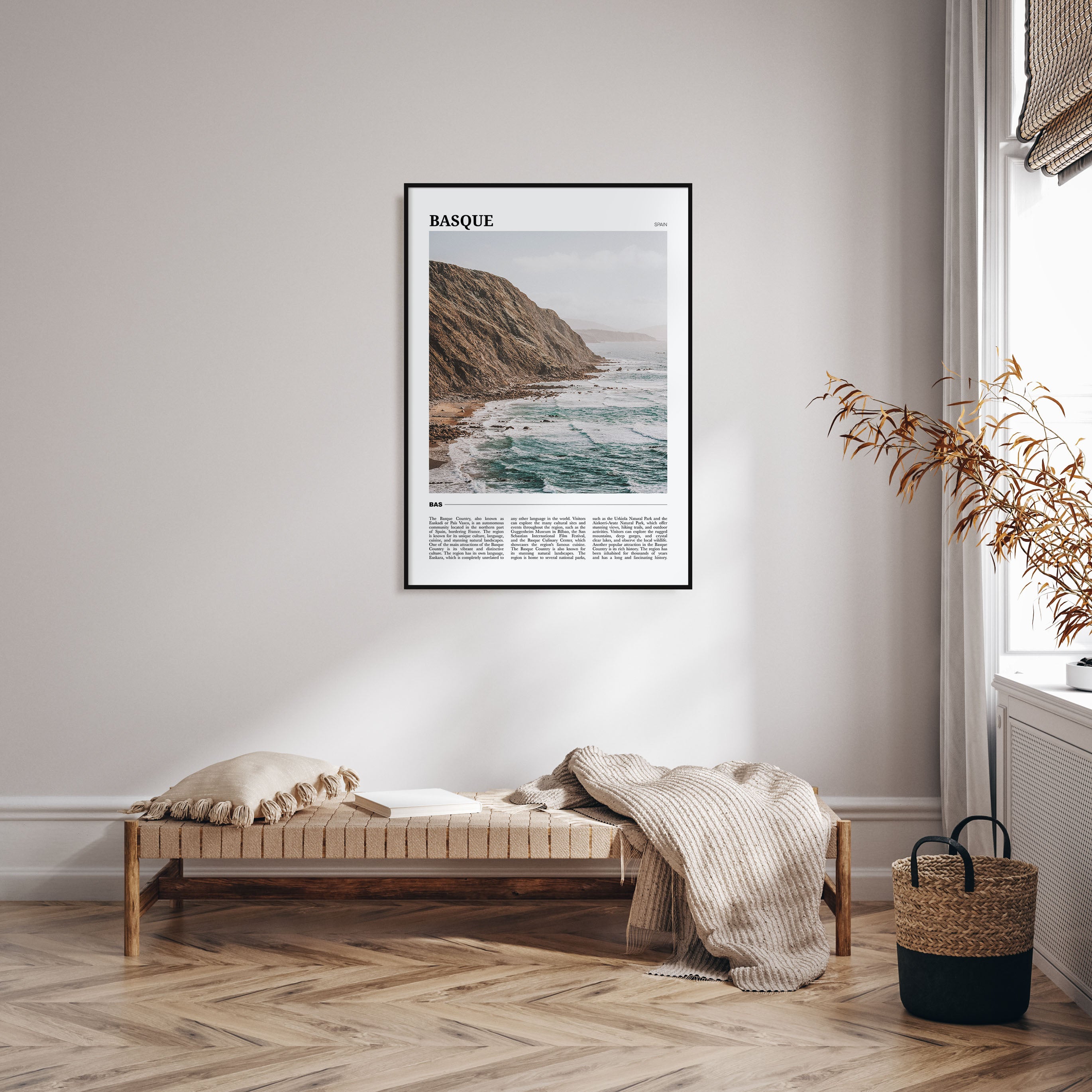 Basque Country Travel Color No 2 Poster