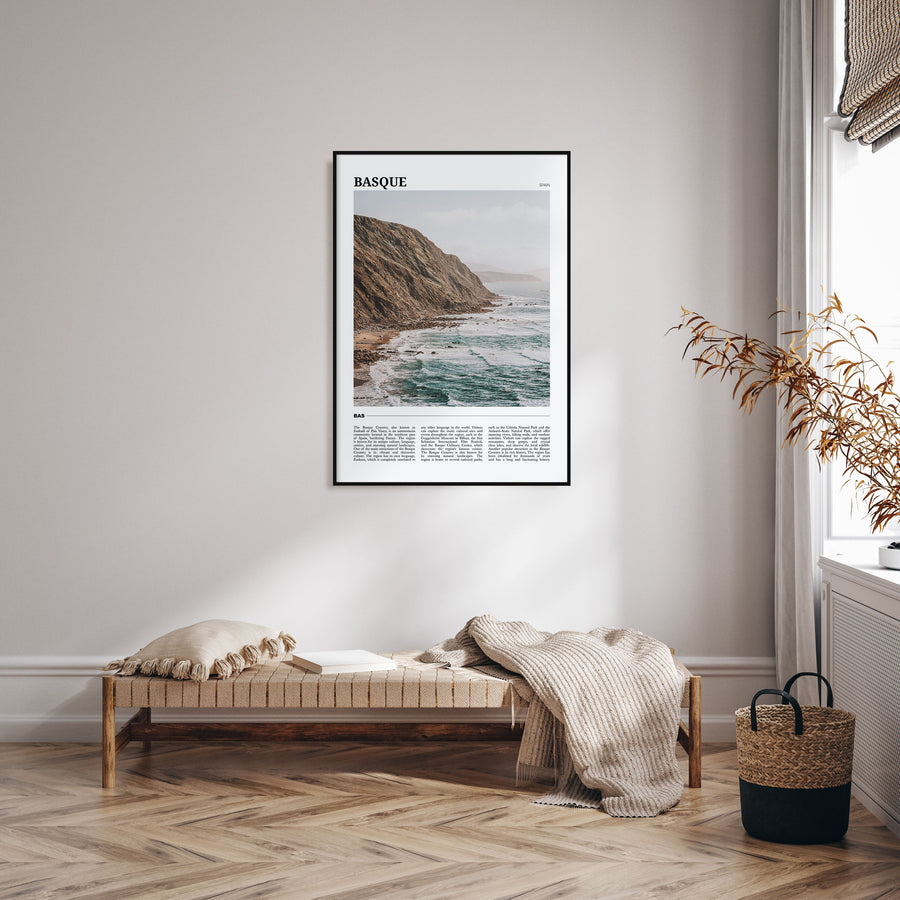 Basque Country Travel Color No 2 Poster