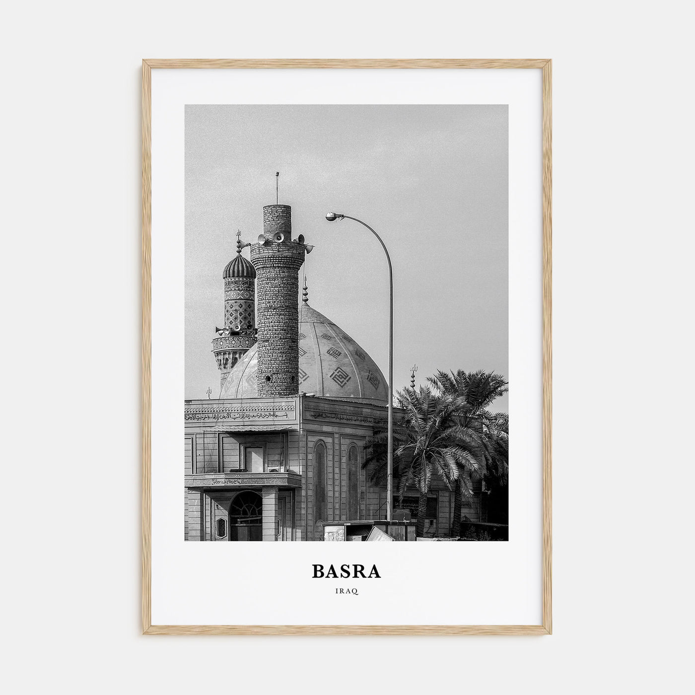 Basra Portrait B&W Poster