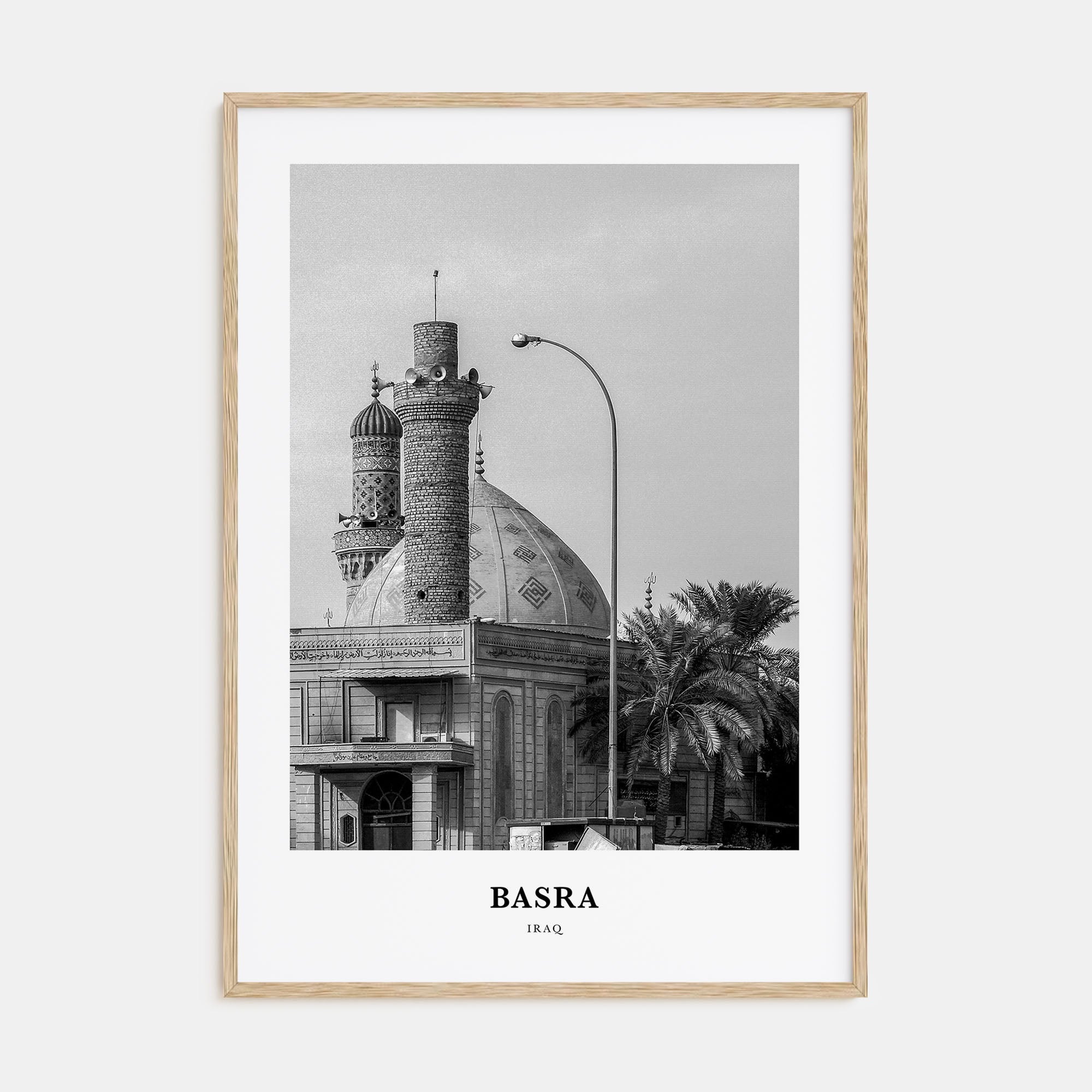 Basra Portrait B&W Poster