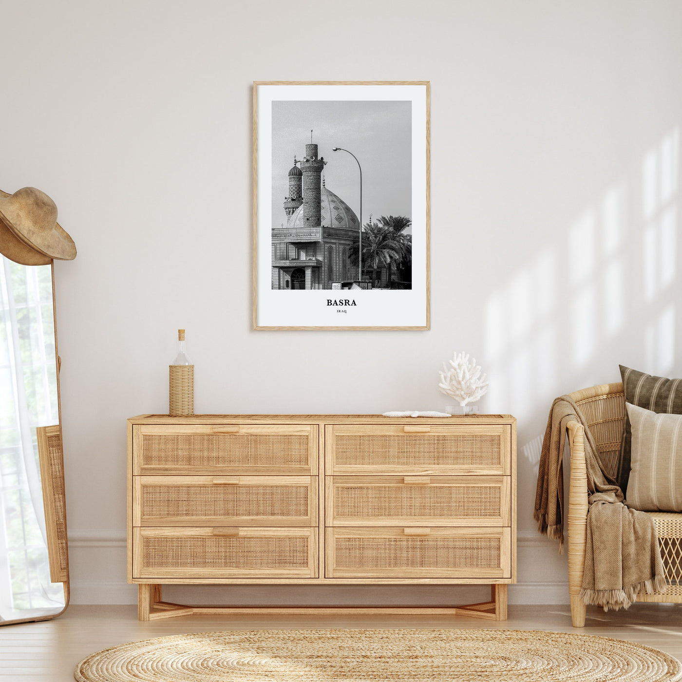 Basra Portrait B&W Poster