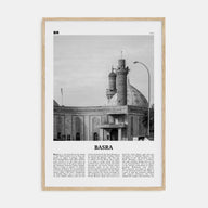 Basra Travel B&W Poster