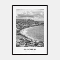 Basseterre Portrait B&W Poster