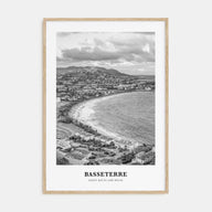 Basseterre Portrait B&W Poster