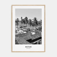 Batam Portrait B&W Poster