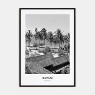 Batam Portrait B&W Poster