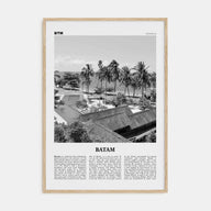 Batam Travel B&W Poster