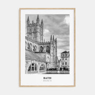 Bath Portrait B&W Poster