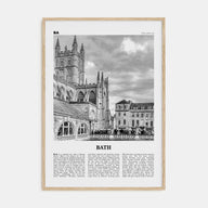 Bath Travel B&W Poster