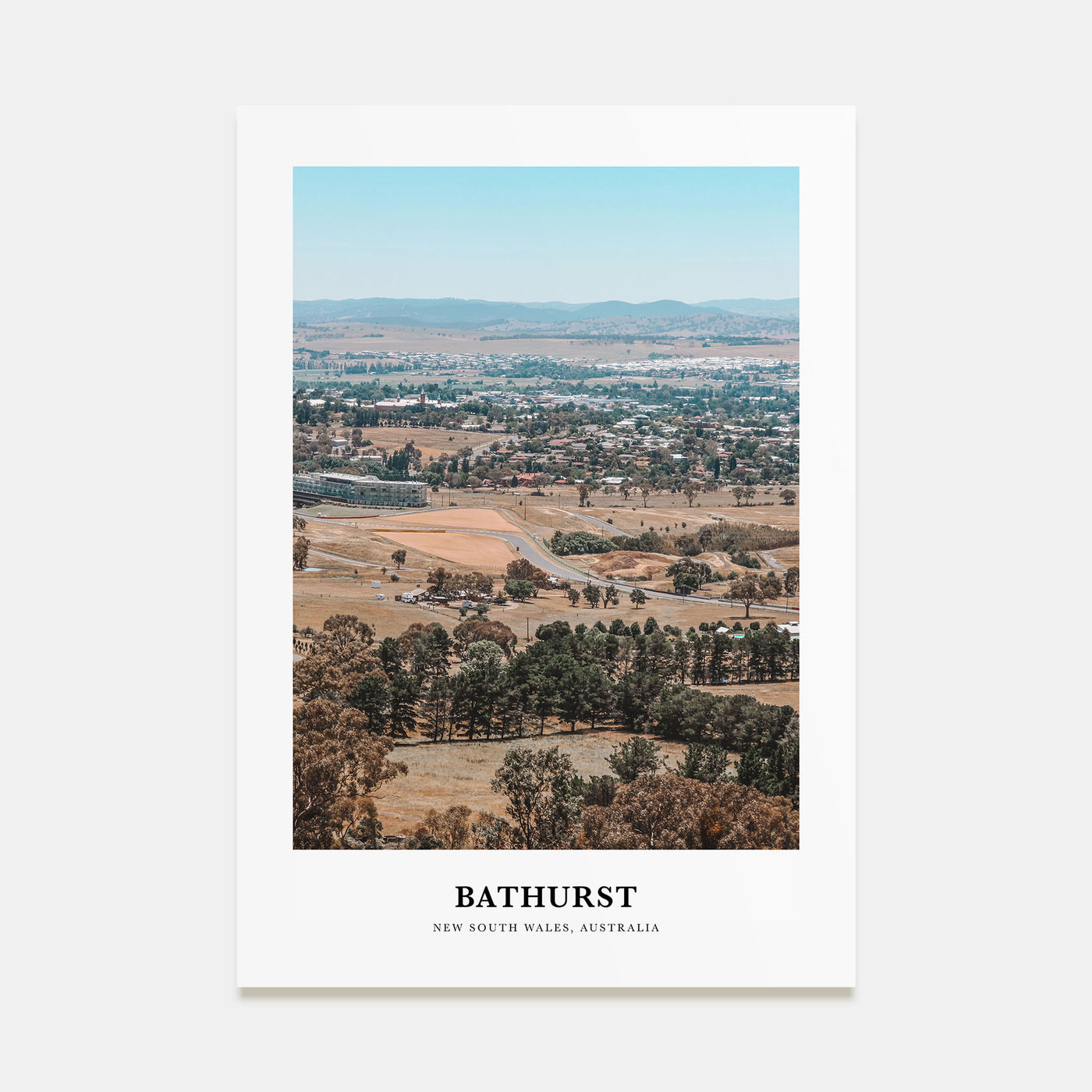 Bathurst Portrait Color Poster