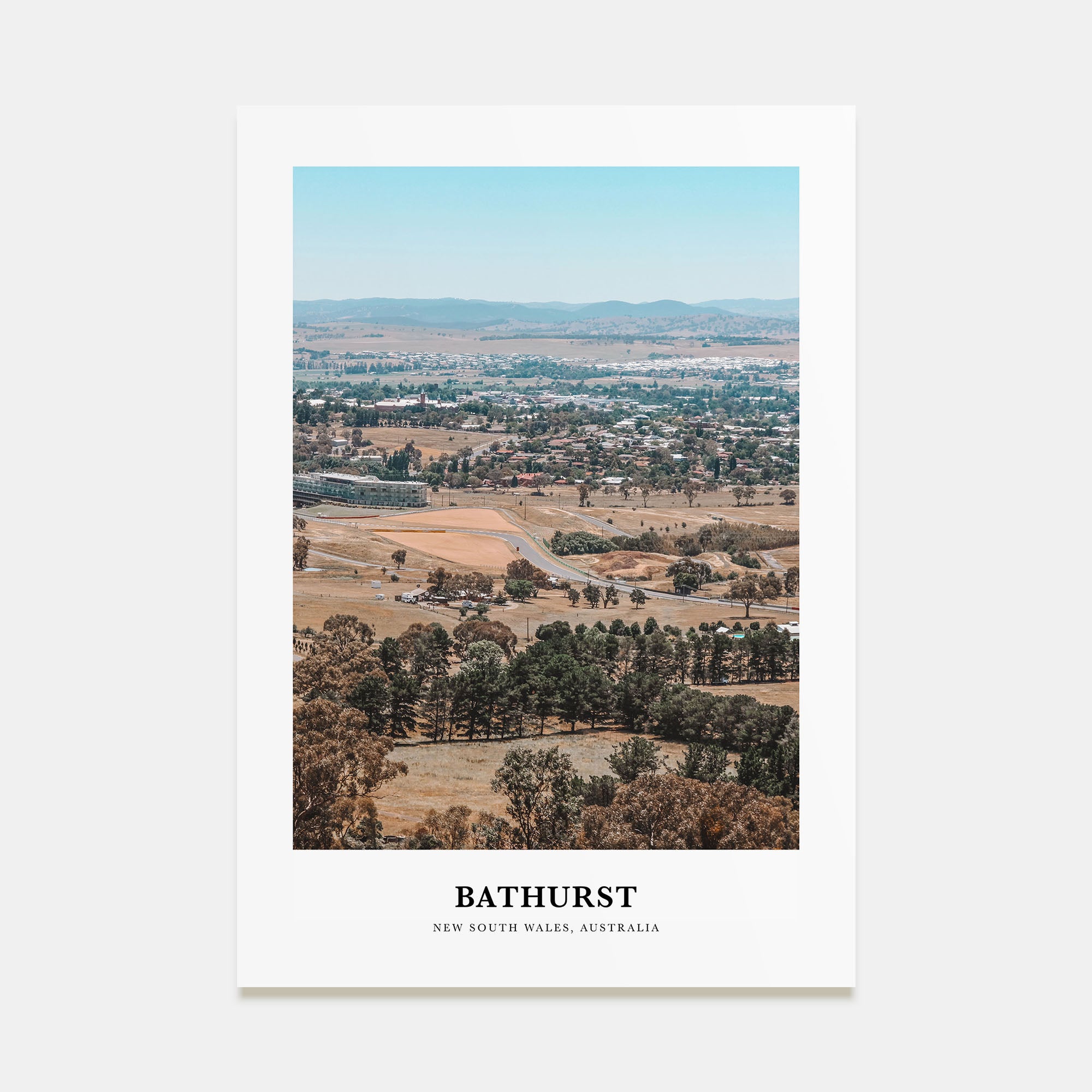 Bathurst Portrait Color Poster