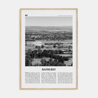 Bathurst Travel B&W Poster
