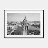 Baton Rouge Landscape B&W Poster