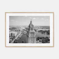 Baton Rouge Landscape B&W Poster