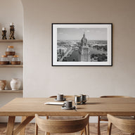 Baton Rouge Landscape B&W Poster