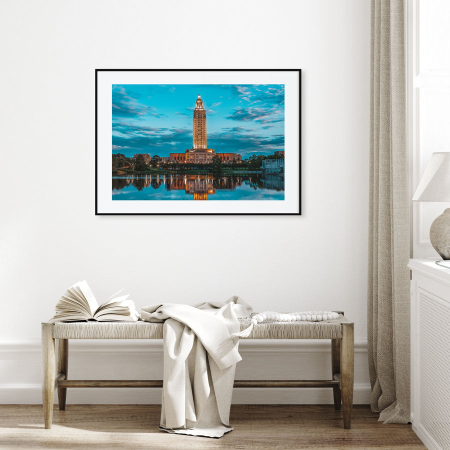 Baton Rouge Landscape Color Poster