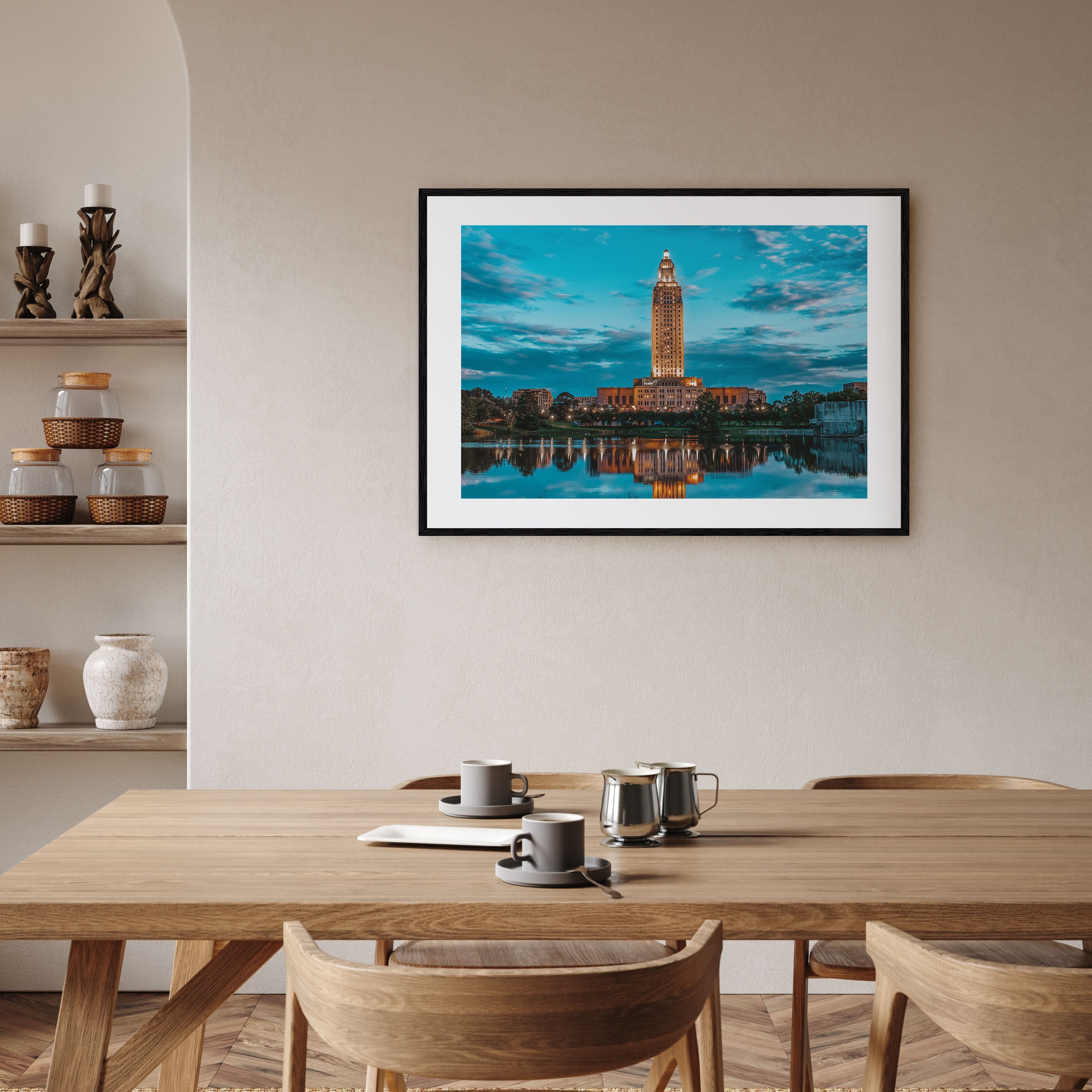 Baton Rouge Landscape Color Poster