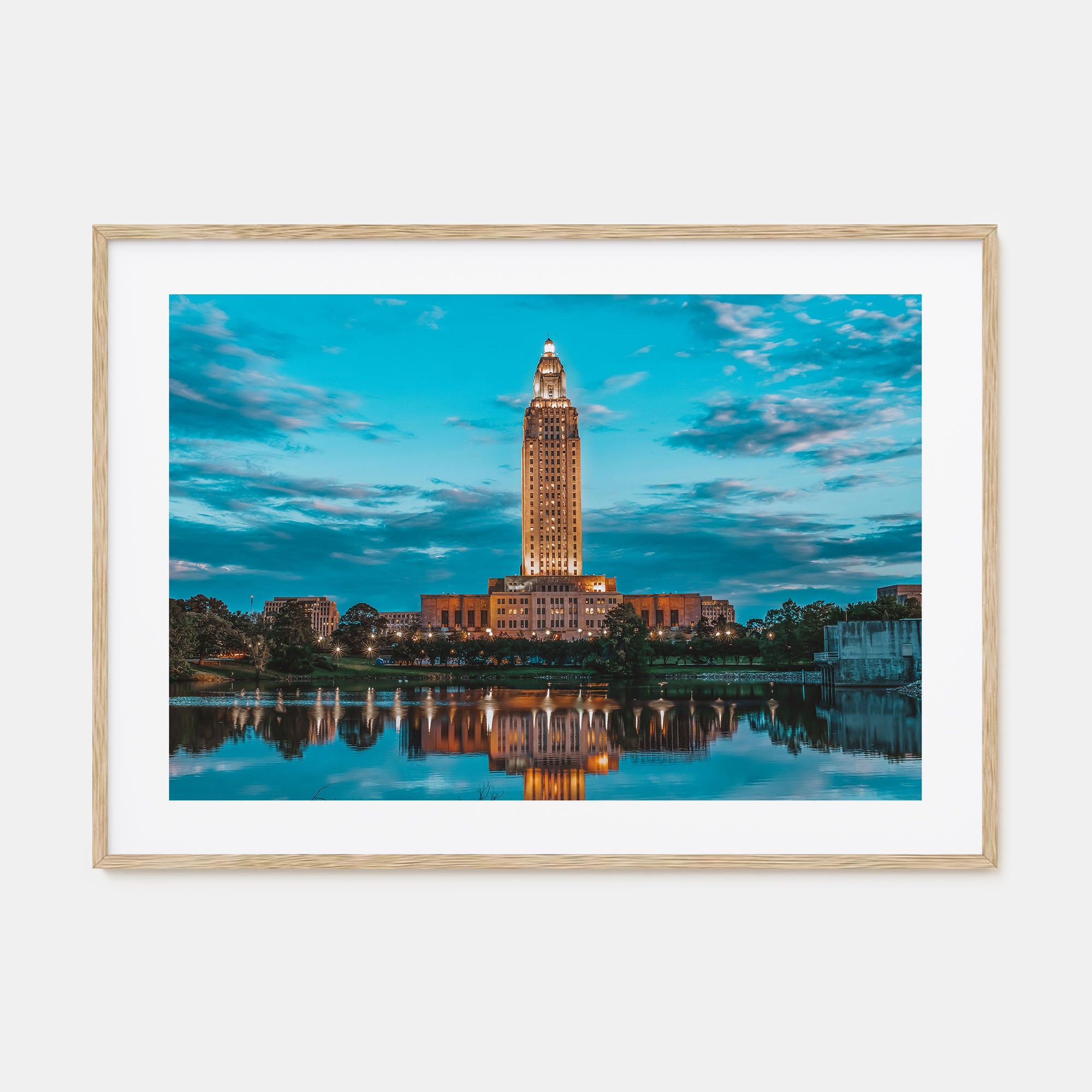 Baton Rouge Landscape Color Poster
