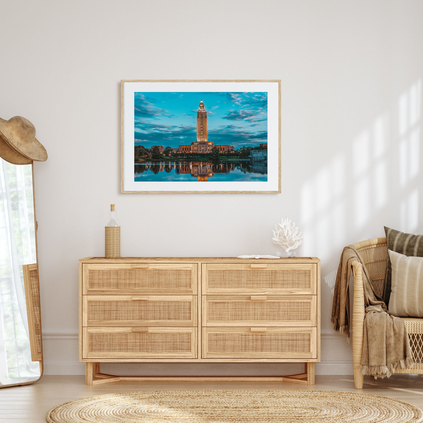 Baton Rouge Landscape Color Poster
