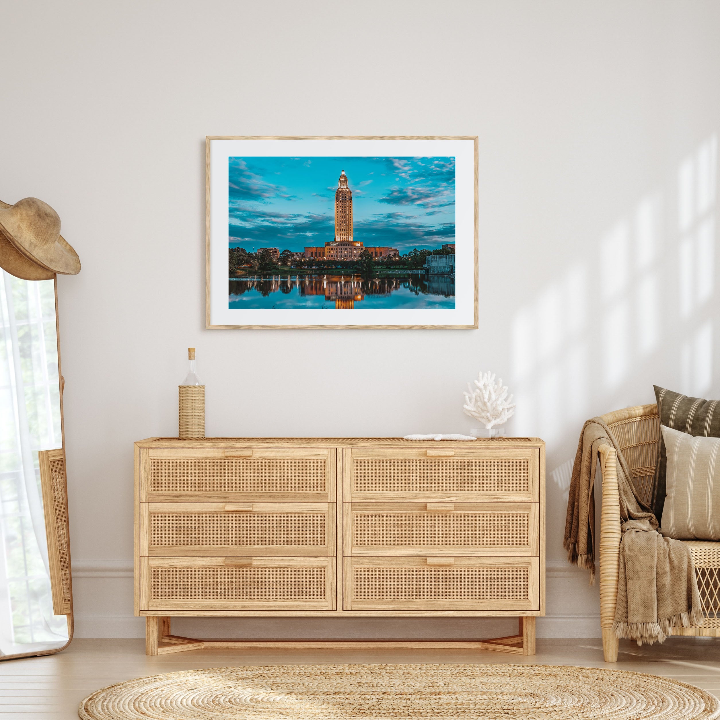 Baton Rouge Landscape Color Poster
