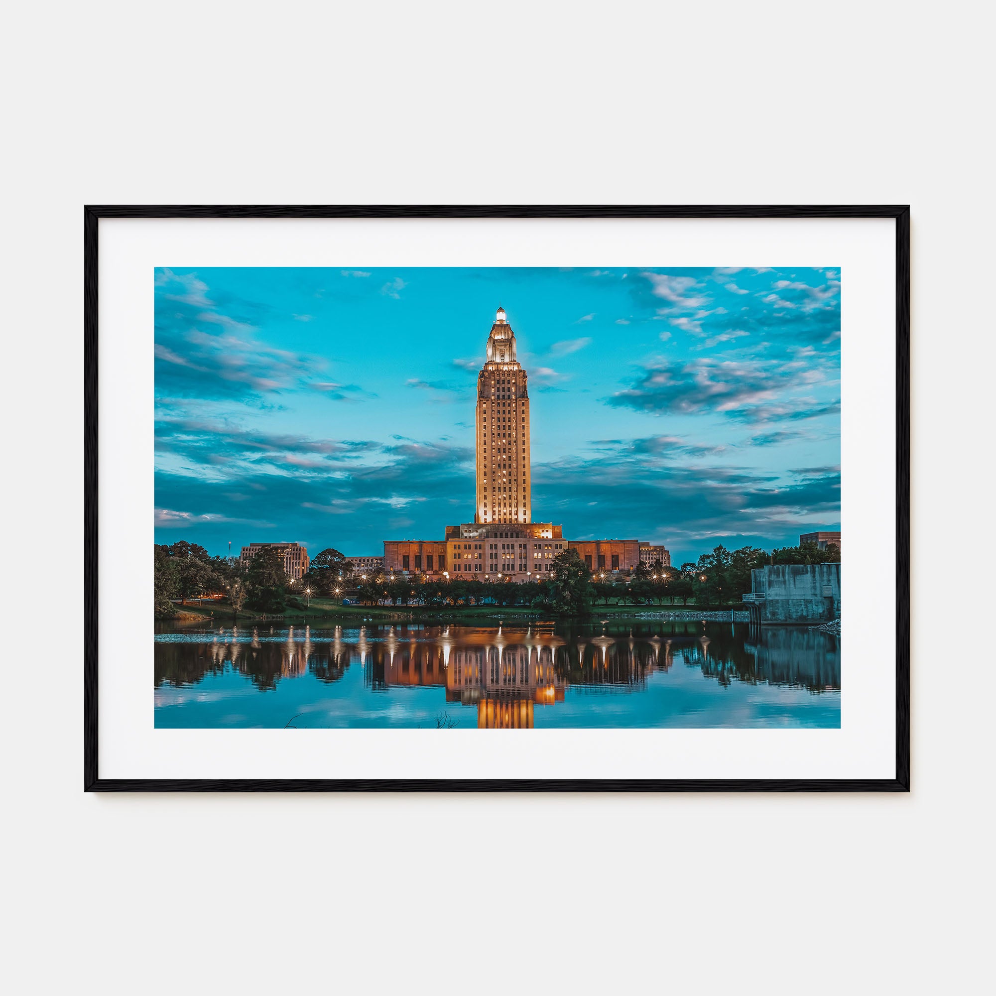 Baton Rouge Landscape Color Poster