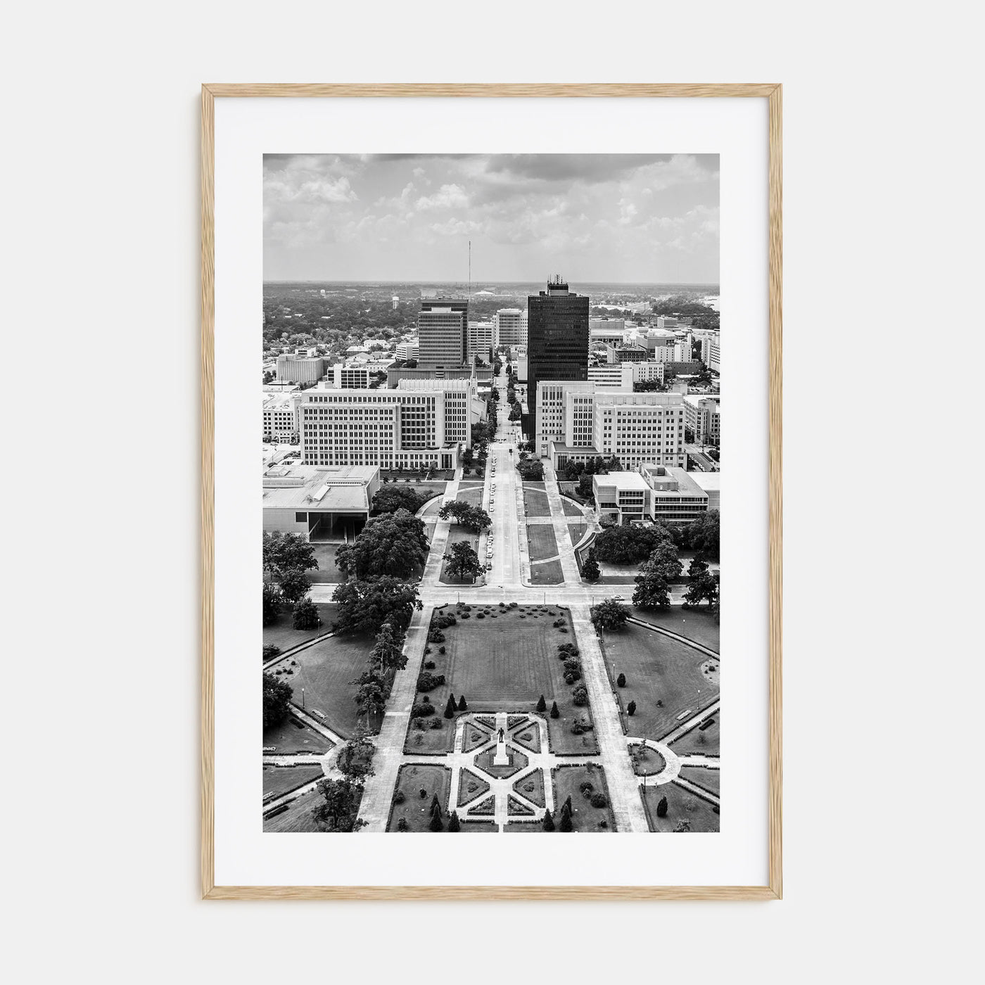 Baton Rouge Photo B&W Poster
