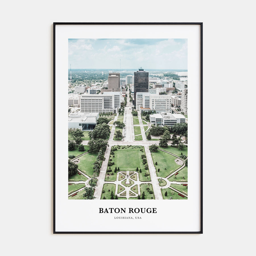 Baton Rouge Portrait Color Poster