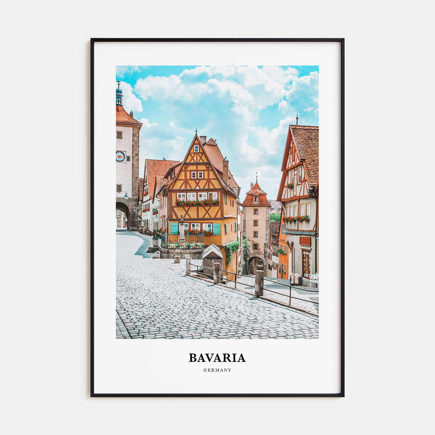 Bavaria Portrait Color Poster