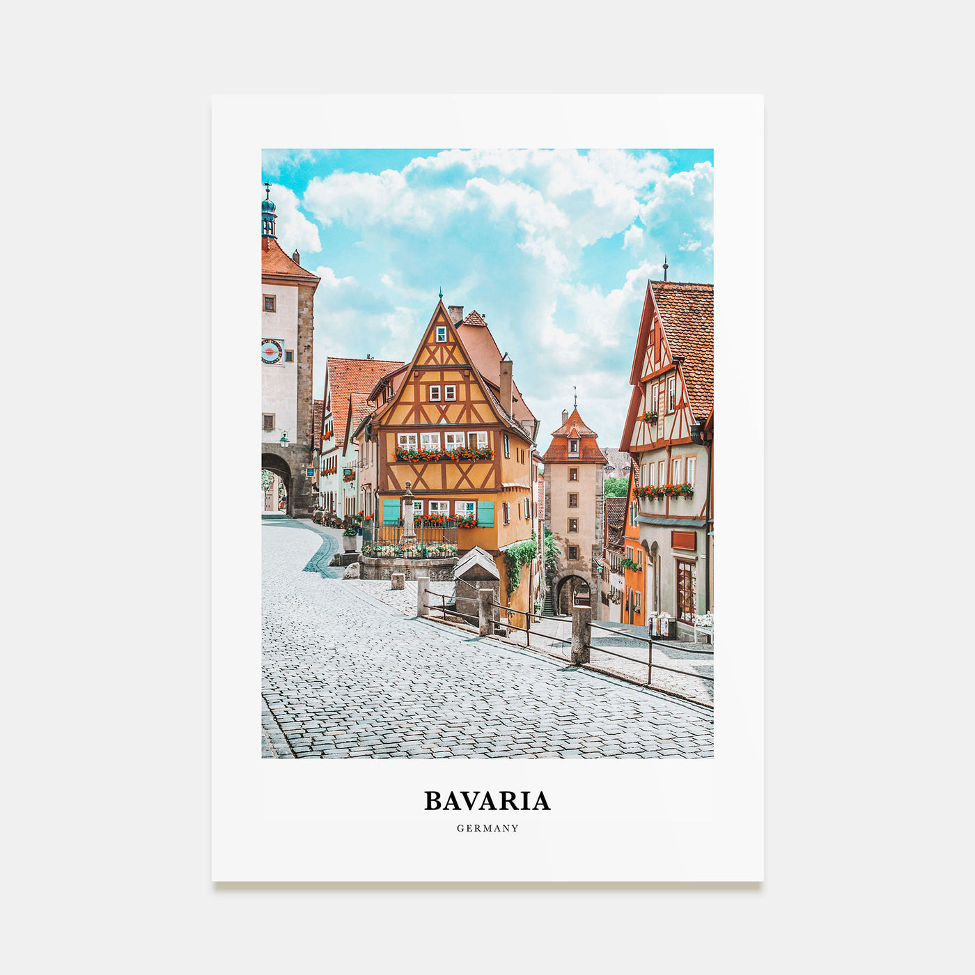Bavaria Portrait Color Poster