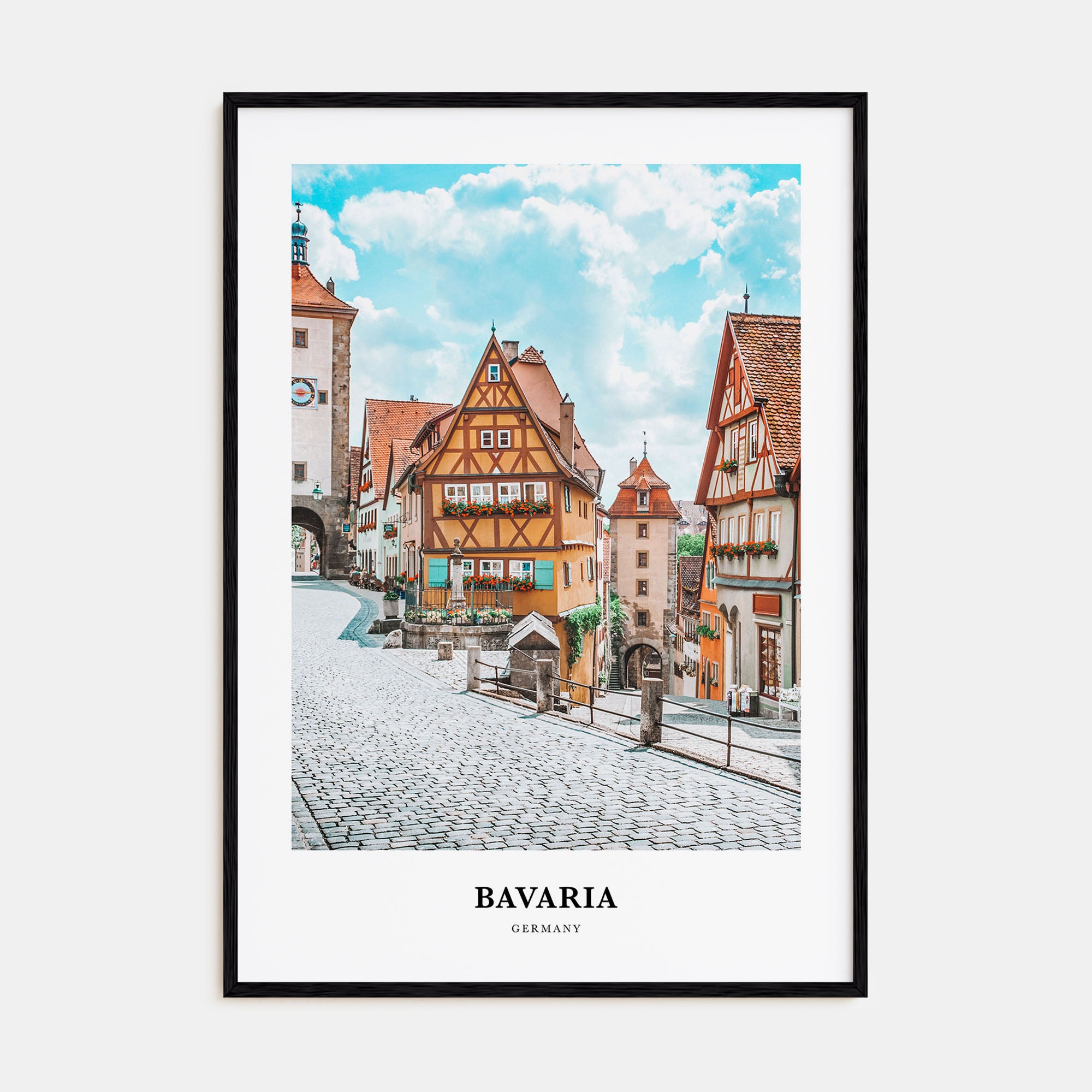 Bavaria Portrait Color Poster