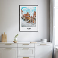 Bavaria Portrait Color Poster