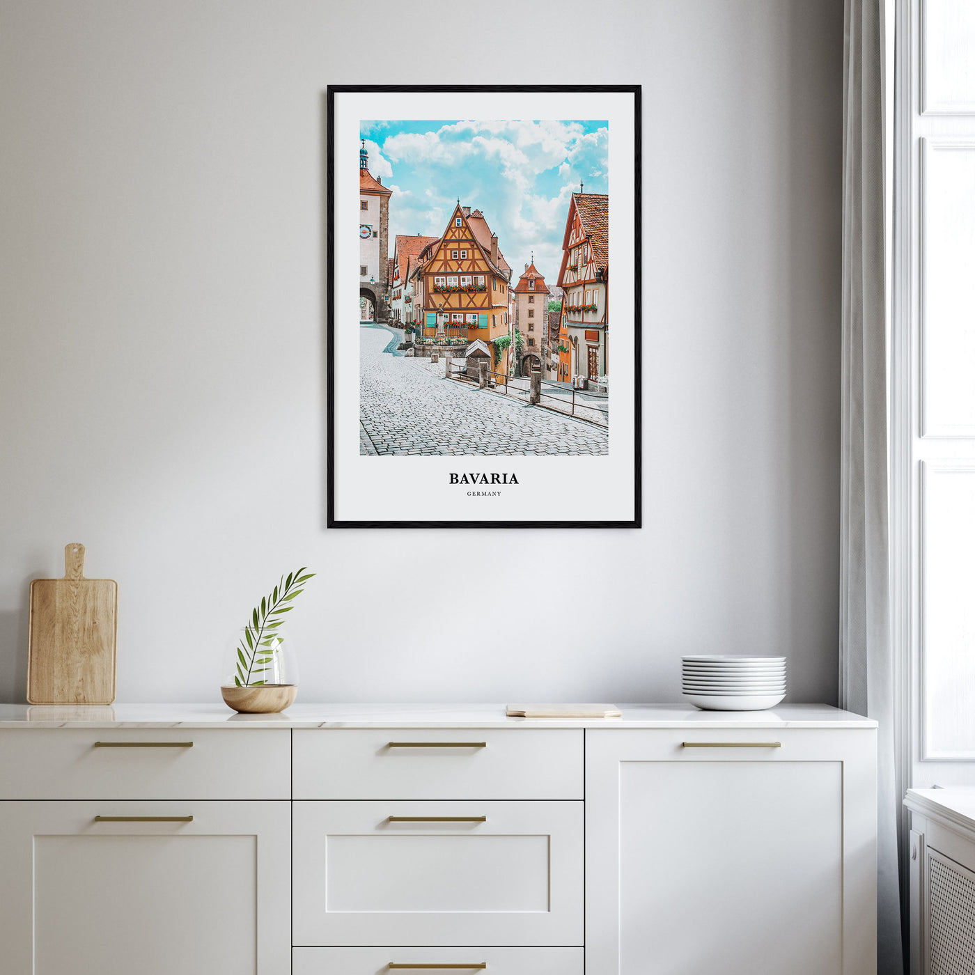 Bavaria Portrait Color Poster
