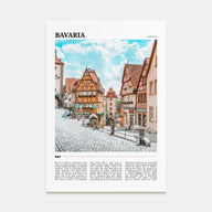 Bavaria Travel Color Poster