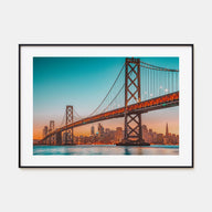 Bay Area Landscape Color No 2 Poster