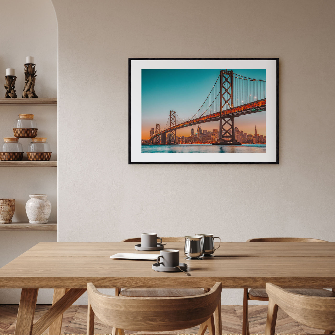 Bay Area Landscape Color No 2 Poster